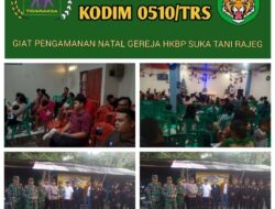 Komandan Bakorkomwil Kodim 0510/TRS Pimpin Langsung Anggotanya dalam Pengamanan Natal di Sejumlah Gereja
