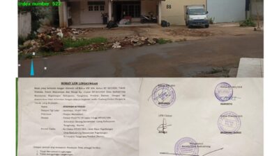 Gudang Online Shopp Kadusirung Diduga Tidak mengantongi Izin Persetujuan Bangun Gedung Dan Tanda Daftar Gedung