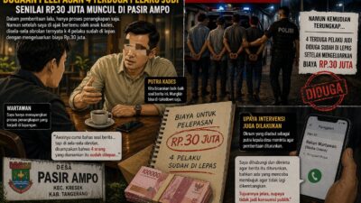 Terkuak Usai Pertemuan, Muncul Dugaan Pelepasan 4 Terduga Pelaku Judi Rp30 Juta di Pasir Ampo